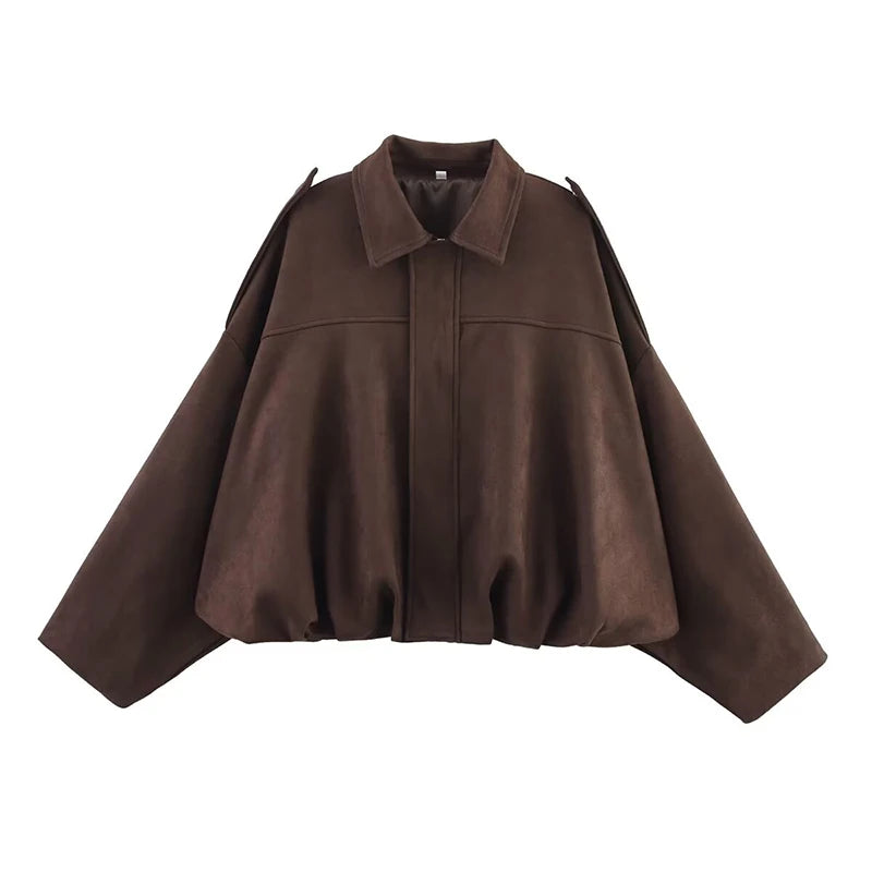 Suede Bomber Jacket
