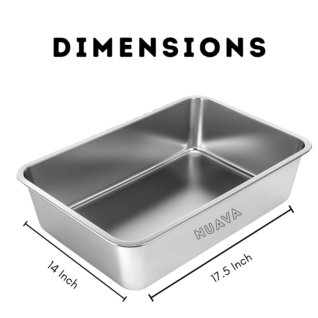 Nuava Stainless Steel Litter Box