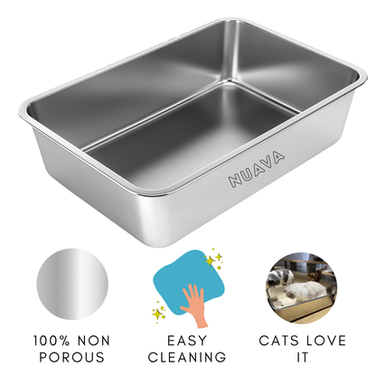 Nuava Stainless Steel Litter Box
